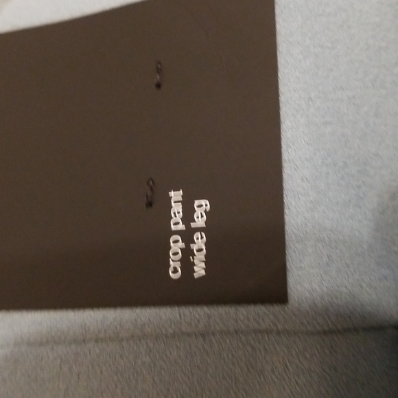 SIZE L CROP WIDE LEG PANTS - Picture 6 of 8